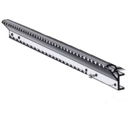 Планка нижняя прижимная для станка Tapco  PRO 19 2,6 м
