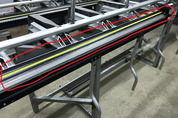 Планка прижимная упорная для станка Tapco SuperMax 4,42м