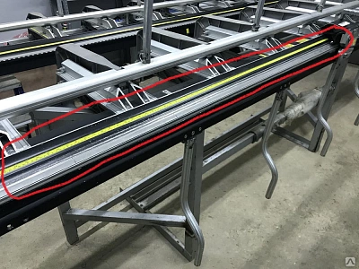 Планка прижимная упорная для станка Tapco SuperMax 3,8 м