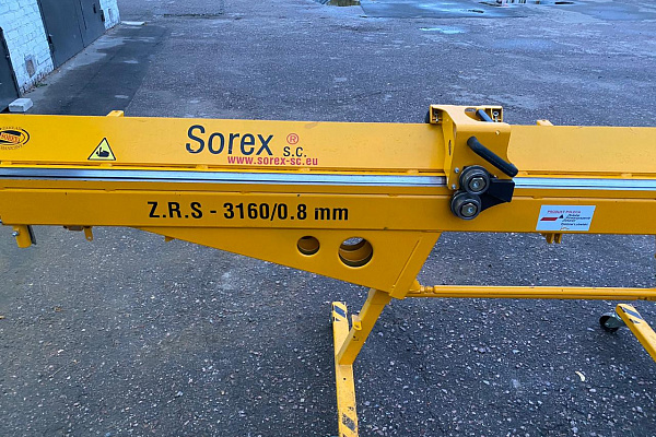 Листогиб проходной Sorex ZRS - 3160/0,70