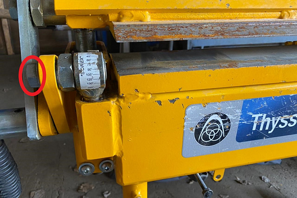 Болт крепления гибочной балки Sorex (LBM) 16х50